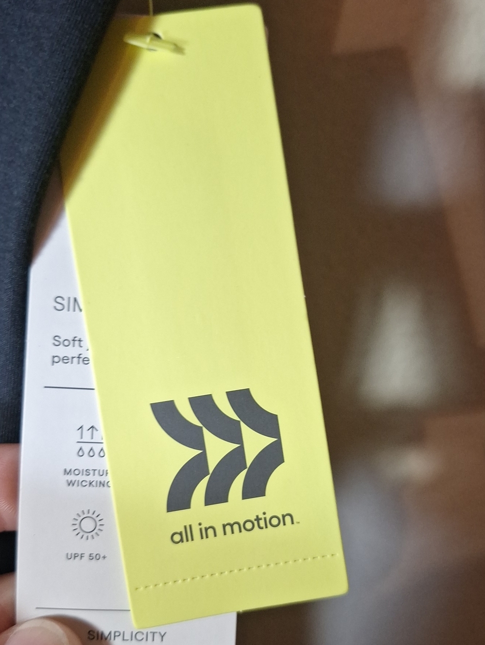 NWT All In Motion Mid Rise Leggings - Picture 5 of 5